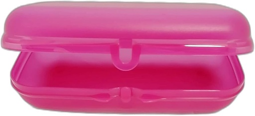 Tuppies To Go Maxi-Twin Pink Lunch Box